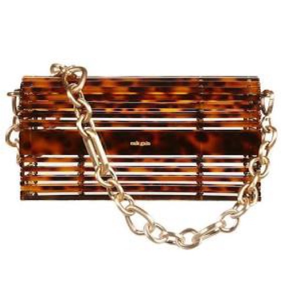 cult gaia Handbags - CULT GAIA tortoise Sylva shoulder bag